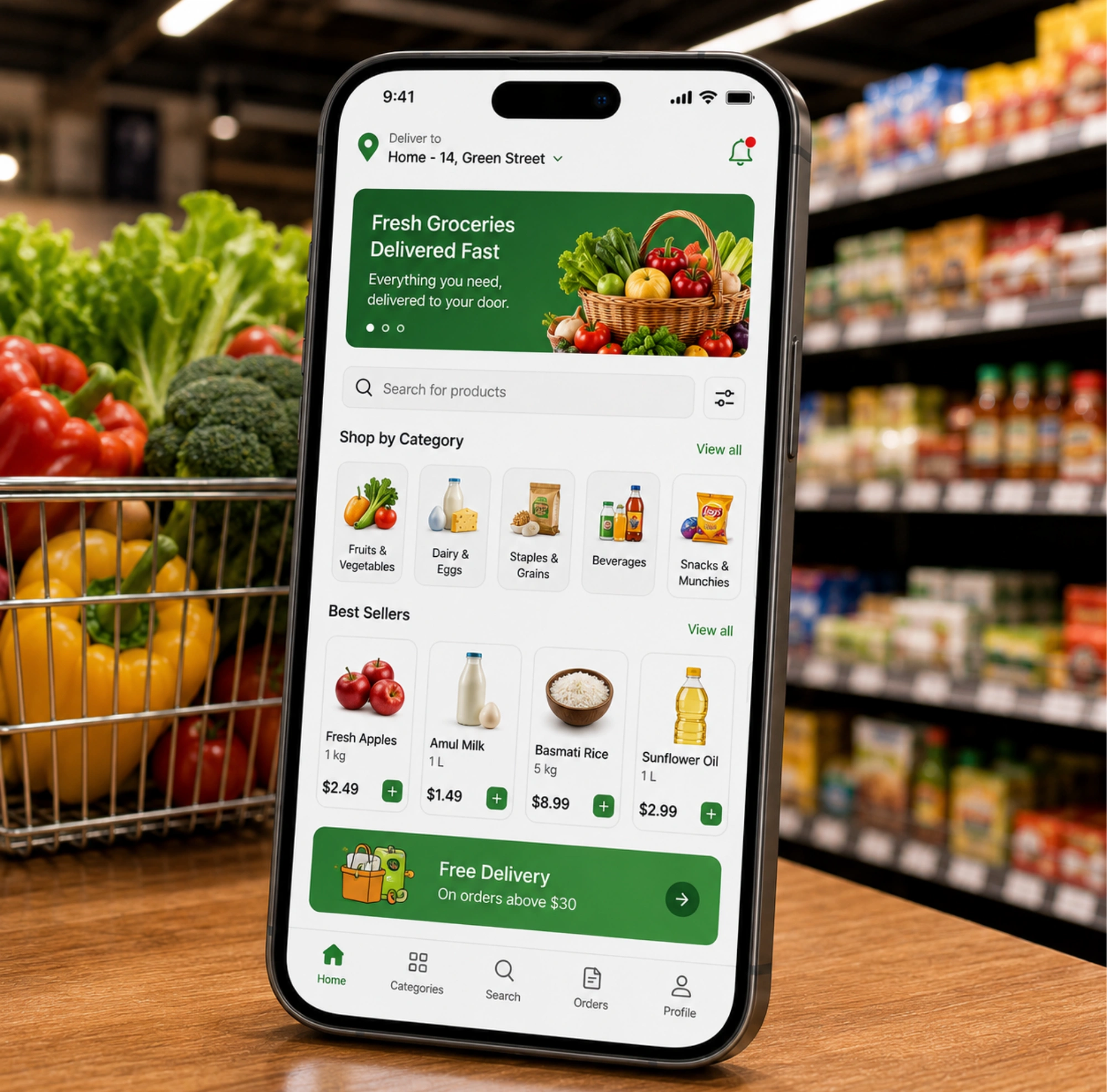 Custom Grocery Apps